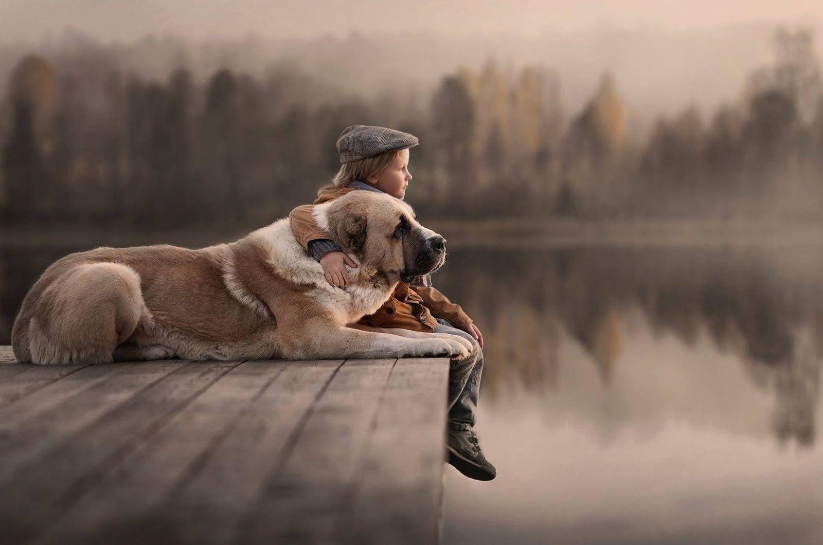 Hond met kind